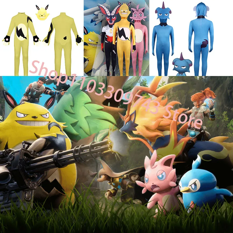 New game character Palu cosplay clothing, electric bear cosplay clothing, cute and fun fantasy beasts 
New game character Palu cosplay clothing, electric bear cosplay clothing, cute and fun fantasy beasts