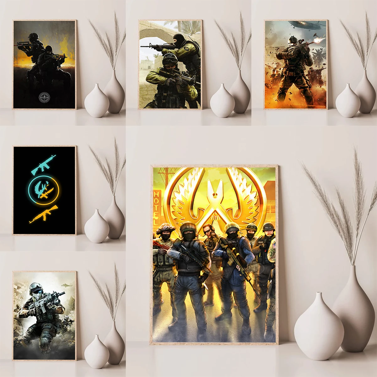 Popular Game Csgo Poster Wall Decoration for Home Decorations for the Room Decorative Paintings Canvas Decor Art Posters Bedroom
Popular Game Csgo Poster Wall Decoration for Home Decorations for the Room Decorative Paintings Canvas Decor Art Posters Bedroom