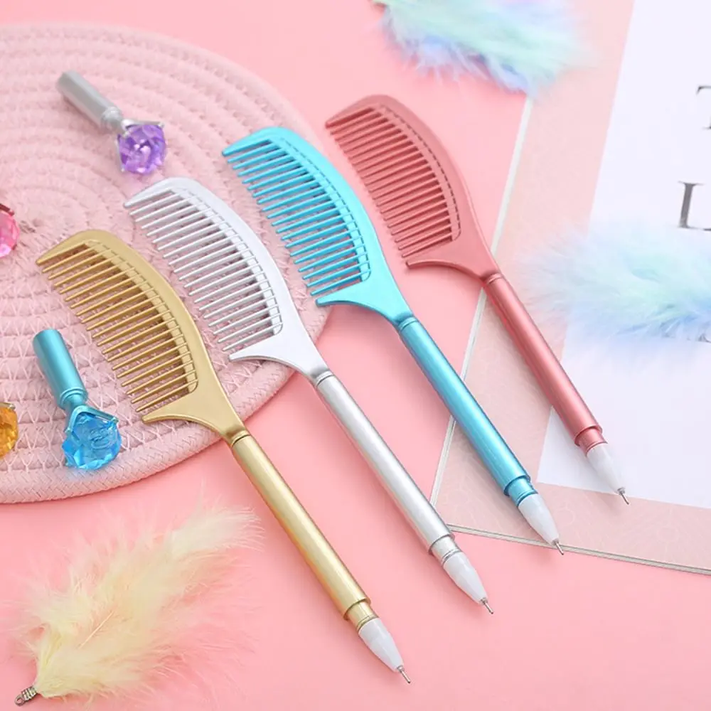 

with Comb Comb Shape Gel Pen Creative Luxury Signature Pen High Appearance Level Personality Neutral Pen Office Supplies