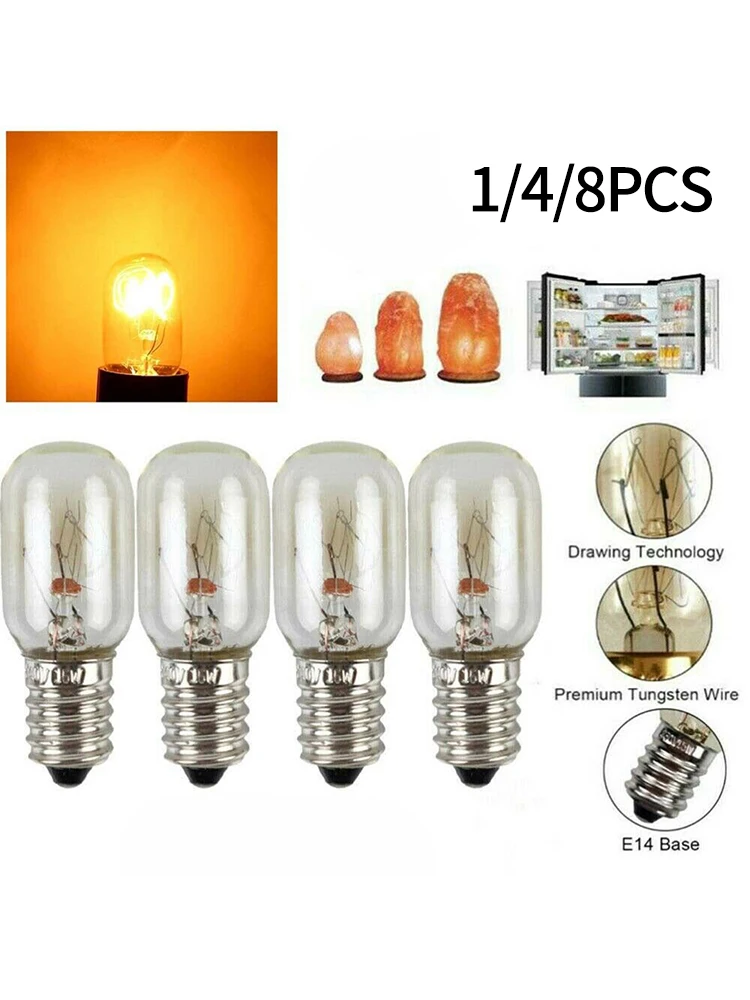 8pcs E14 Glass Bulbs 220-240V 20x50mm For Microwave Bulbs Kitchen Ventilators Sewing Machines Refrigerator Bulbs Replacement
8pcs E14 Glass Bulbs 220-240V 20x50mm For Microwave Bulbs Kitchen Ventilators Sewing Machines Refrigerator Bulbs Replacement