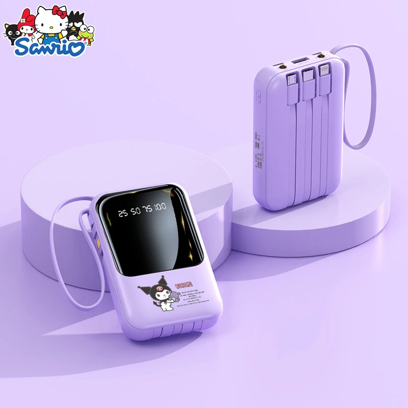 Sanrio Kuromi'S Built-In Cable Power Bank Card Type Ultra-Thin Fast Charging Portable Mobile Power Supply Universal Power Bank
Sanrio Kuromi'S Built-In Cable Power Bank Card Type Ultra-Thin Fast Charging Portable Mobile Power Supply Universal Power Bank