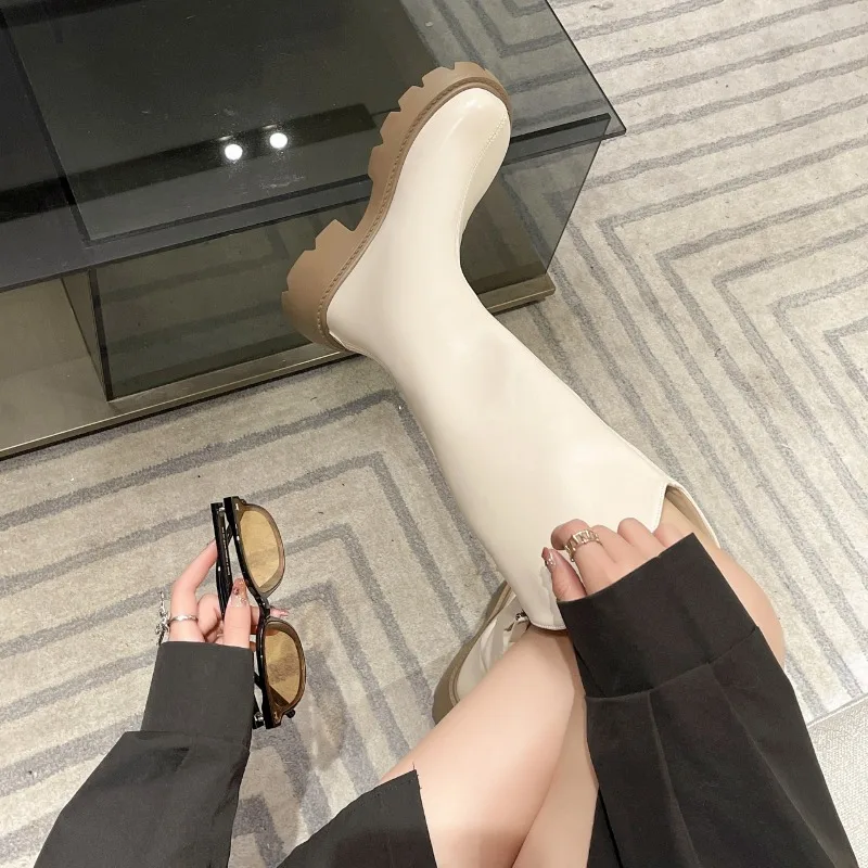 2023 Winter Women Knee High Boots Fashion Back Zippers Shoes Ladies Elegant Thick Bottom Long Knight Boots
2023 Winter Women Knee High Boots Fashion Back Zippers Shoes Ladies Elegant Thick Bottom Long Knight Boots