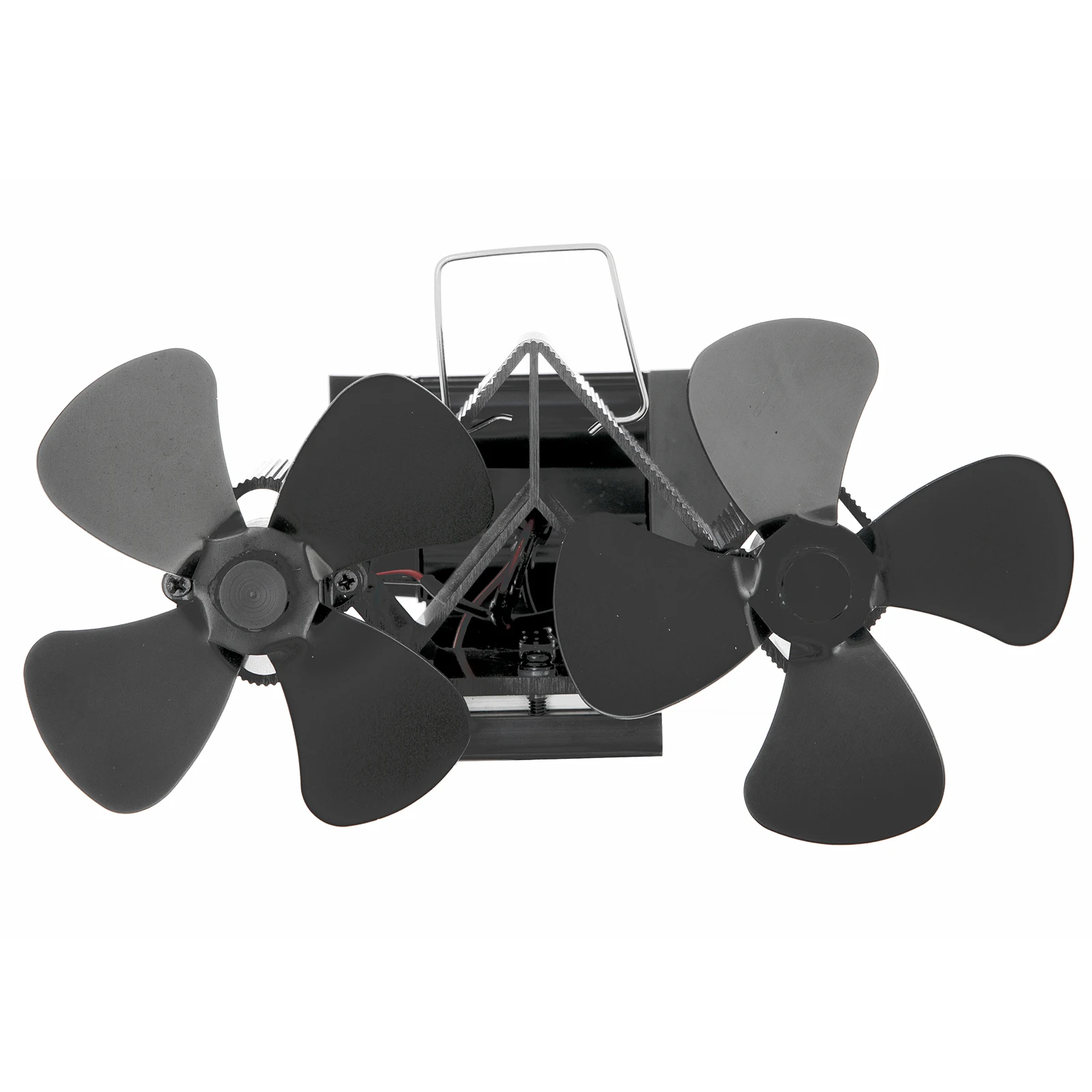 Fireplace Fan Double Head 8 Blade Furnace Fan Wall Mounted Unpowered Operation Aluminum Black Fireplace Fan 122°F To 662°F Heat
Fireplace Fan Double Head 8 Blade Furnace Fan Wall Mounted Unpowered Operation Aluminum Black Fireplace Fan 122°F To 662°F Heat