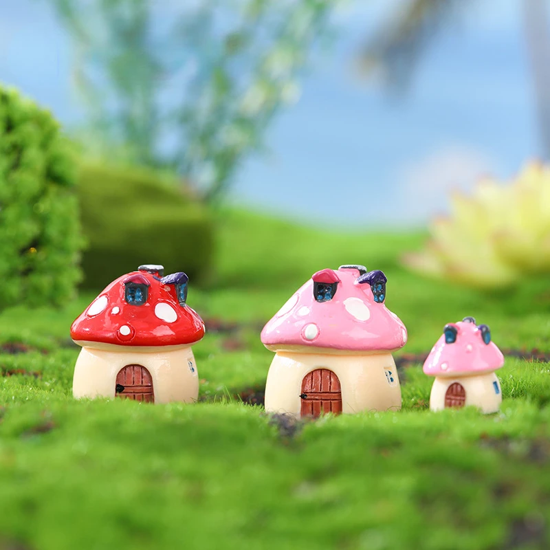 Resin Mini Mushroom House Miniature Colorful Micro Gnome Terrarium Mediterranean House Castle Accessories for Home Decor
Resin Mini Mushroom House Miniature Colorful Micro Gnome Terrarium Mediterranean House Castle Accessories for Home Decor