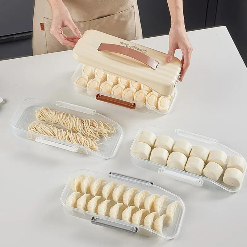 Dumpling Box For Freezer Household Divided Dumpling Container with Timer Portable Dumpling Organizer for Home Anti-Stick
Dumpling Box For Freezer Household Divided Dumpling Container with Timer Portable Dumpling Organizer for Home Anti-Stick