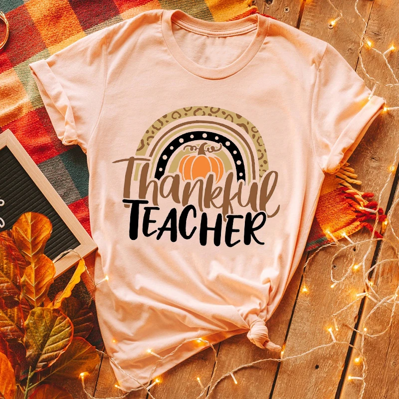 Thanksgiving Teacher Shirt Thankful Rainbow Pumpkin Tshirt Thanksgiving Vacation Tee Thanksgiving Dinner Shirt Harajuku Tops
Thanksgiving Teacher Shirt Thankful Rainbow Pumpkin Tshirt Thanksgiving Vacation Tee Thanksgiving Dinner Shirt Harajuku Tops