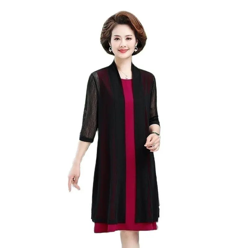 Fashion Women's 2023 Summer New Take Long Loose Large Size Coat Solid Color Mesh Shawl Women Cardigan Sunscreen Clothing Tide5XL
Fashion Women's 2023 Summer New Take Long Loose Large Size Coat Solid Color Mesh Shawl Women Cardigan Sunscreen Clothing Tide5XL