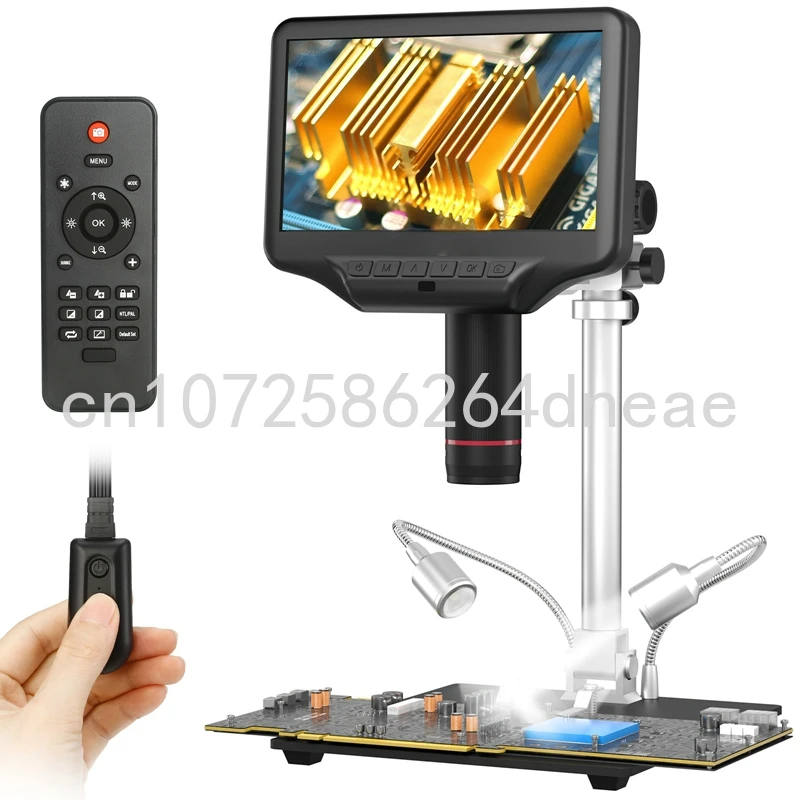 Цифровой микроскоп HDMI 7 дюймов 270X для монет, печатных плат/SMD, инструменты для пайки и ремонта, 3D-эффект, увеличение, камера PRO, металлическая подставка
Цифровой микроскоп HDMI 7 дюймов 270X для монет, печатных плат/SMD, инструменты для пайки и ремонта, 3D-эффект, увеличение, камера PRO, металлическая подставка