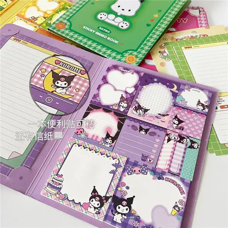 Kawaii Sanrio записная книжка, милый Hello Kitty Kuromi My Melody, студенческий мультяшный блокнот, наклейка с буквами, детский полезный подарок
Kawaii Sanrio записная книжка, милый Hello Kitty Kuromi My Melody, студенческий мультяшный блокнот, наклейка с буквами, детский полезный подарок