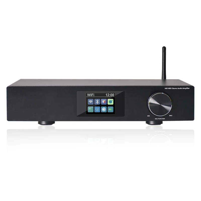 

Home Theater HIFI Stereo Amplifier WIFI BT5.0 OPTICAL Vinyl MM H-DMI AirPlay Linkplay Power Amplifier CL-300W Pro