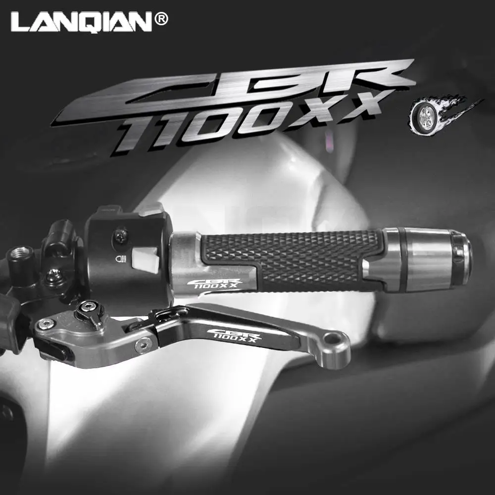 Motorcycle Aluminum Brake Clutch Levers Handlebar Hand Grips ends For Honda CBR1100XX CBR 1100 XX BLACK 1997-2007 2004 2005 2006
Motorcycle Aluminum Brake Clutch Levers Handlebar Hand Grips ends For Honda CBR1100XX CBR 1100 XX BLACK 1997-2007 2004 2005 2006