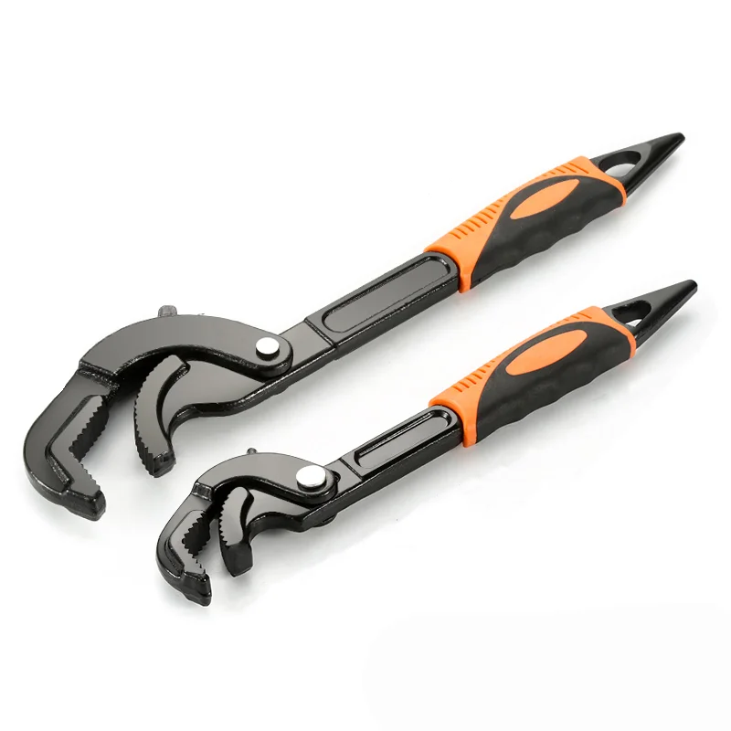 14-30/30-60mm Universal Key Pipe Wrench Open End Spanner Set High-carbon Steel Snap N Grip Tool Plumber Multi Hand Tool
14-30/30-60mm Universal Key Pipe Wrench Open End Spanner Set High-carbon Steel Snap N Grip Tool Plumber Multi Hand Tool