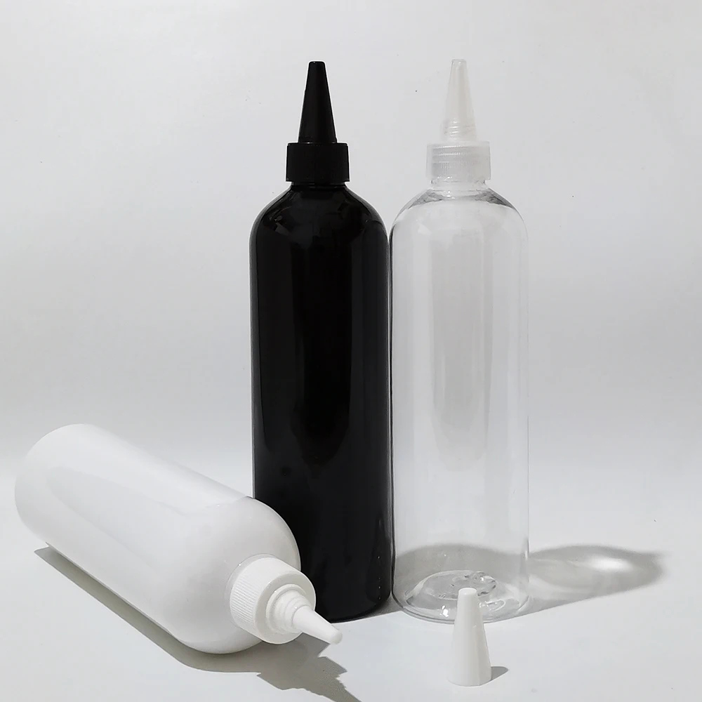 18X400ML Empty White/Black PET Bottle Screw Cap Travel Bottles With Pointed Mouth Black Plastic Container Essential Oil Bottle
18X400ML Empty White/Black PET Bottle Screw Cap Travel Bottles With Pointed Mouth Black Plastic Container Essential Oil Bottle
