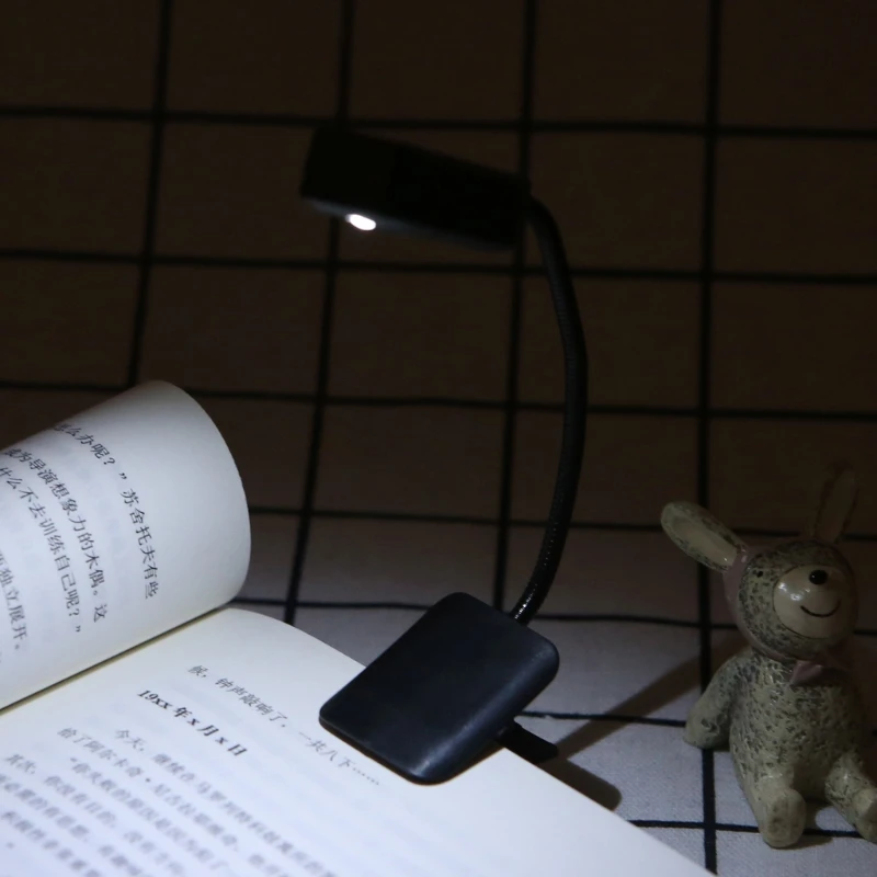

Светильник для чтения для Kindle и ноутбука, светодиодный светильник для книг, настольная лампа, мини-гибкий зажим