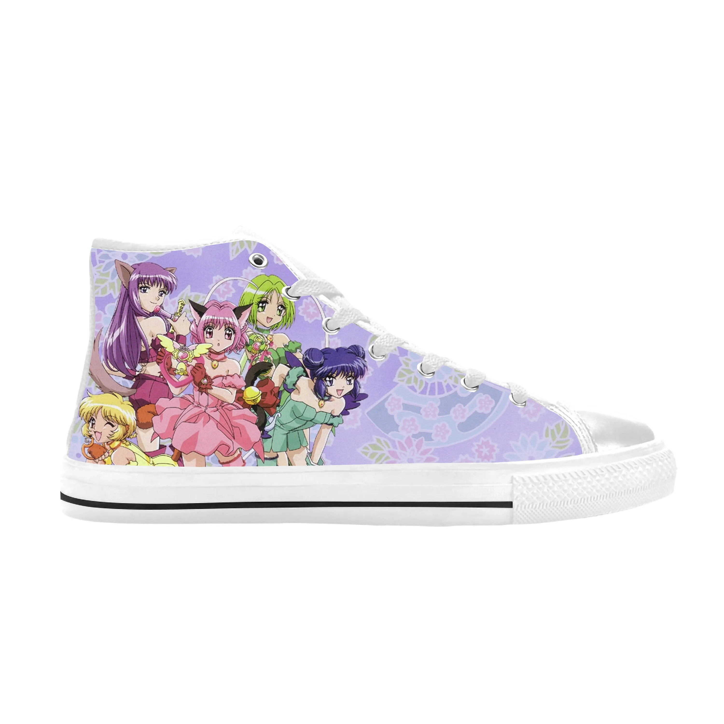 

Tokyo Mew Mew Japanese Anime Cartoon Manga Comic Casual Cloth Shoes High Top Comfortable Breathable 3D Print Men Women Sneakers