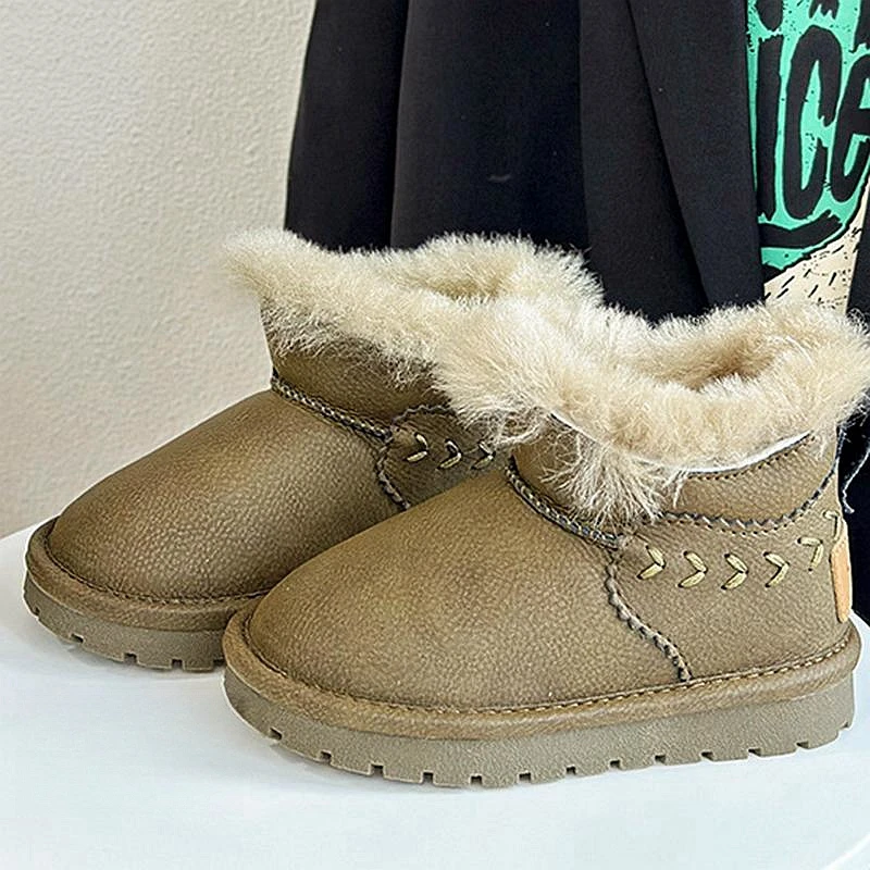 Brand Kids Snow Boots Boys Girls Waterproof Warm Winter Boots Child Toddler Outdoor Non Slip Cold Weather Plush Fur Casual Shoe
Brand Kids Snow Boots Boys Girls Waterproof Warm Winter Boots Child Toddler Outdoor Non Slip Cold Weather Plush Fur Casual Shoe
