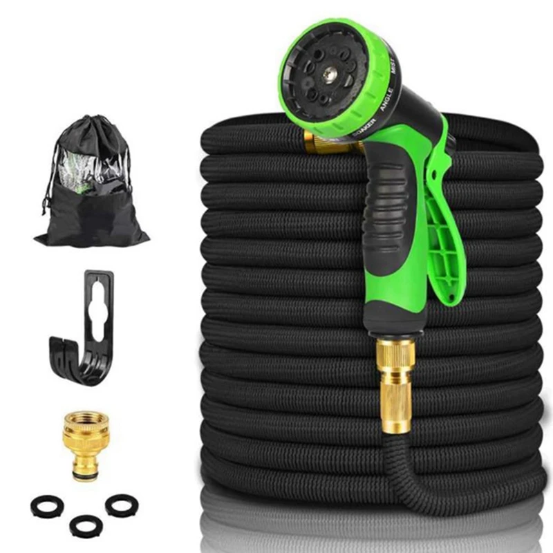 Garden Expandable Garden Hose With 9 Function Hose Nozzle, Lightweight Anti-Kink Flexible Garden Hoses
Garden Expandable Garden Hose With 9 Function Hose Nozzle, Lightweight Anti-Kink Flexible Garden Hoses
