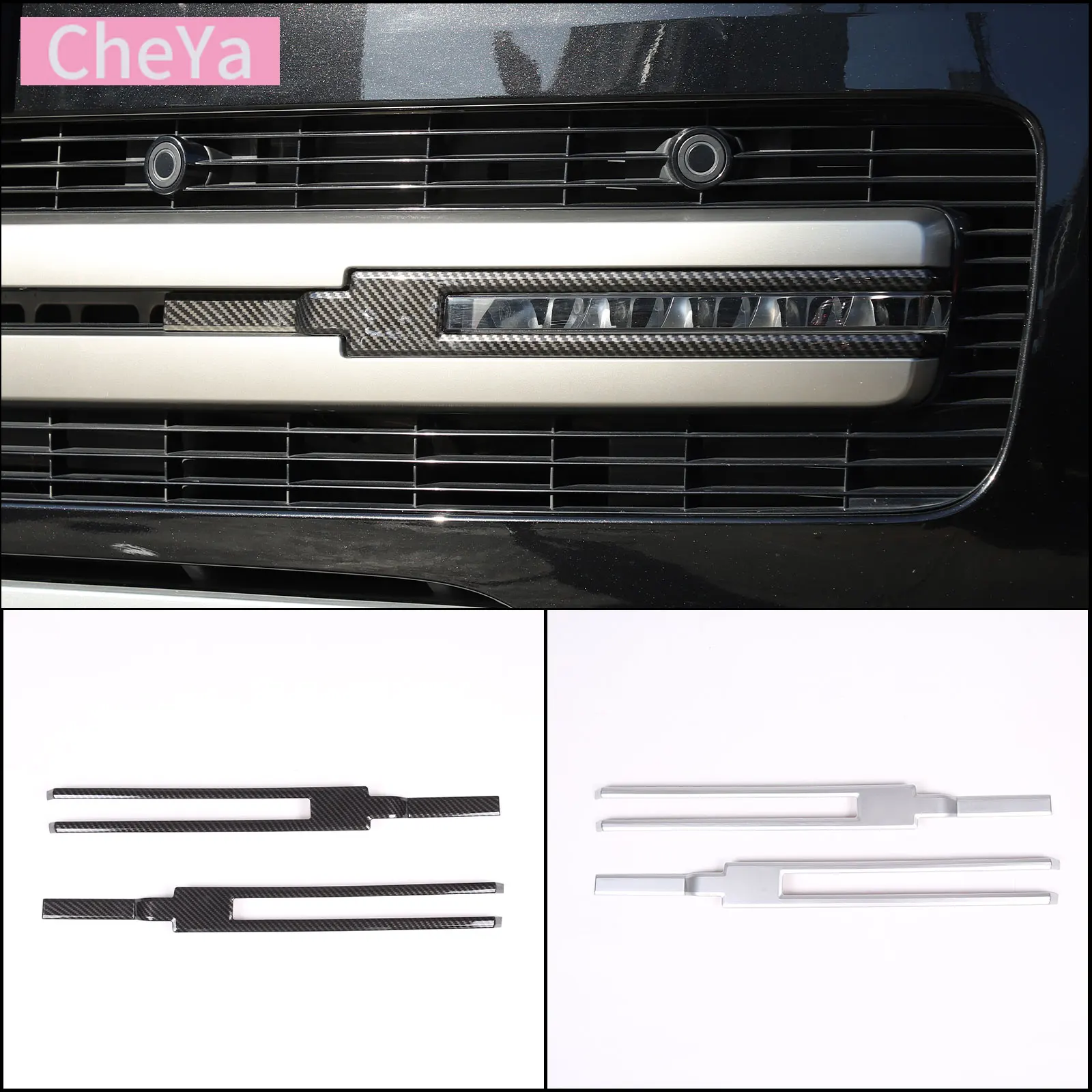 cheya ABS Carbon Fiber Car Front Fog Light Decorative Frame Cover for Range Rover Vogue 2023 + Exterior Modification Accessories
cheya ABS Carbon Fiber Car Front Fog Light Decorative Frame Cover for Range Rover Vogue 2023 + Exterior Modification Accessories