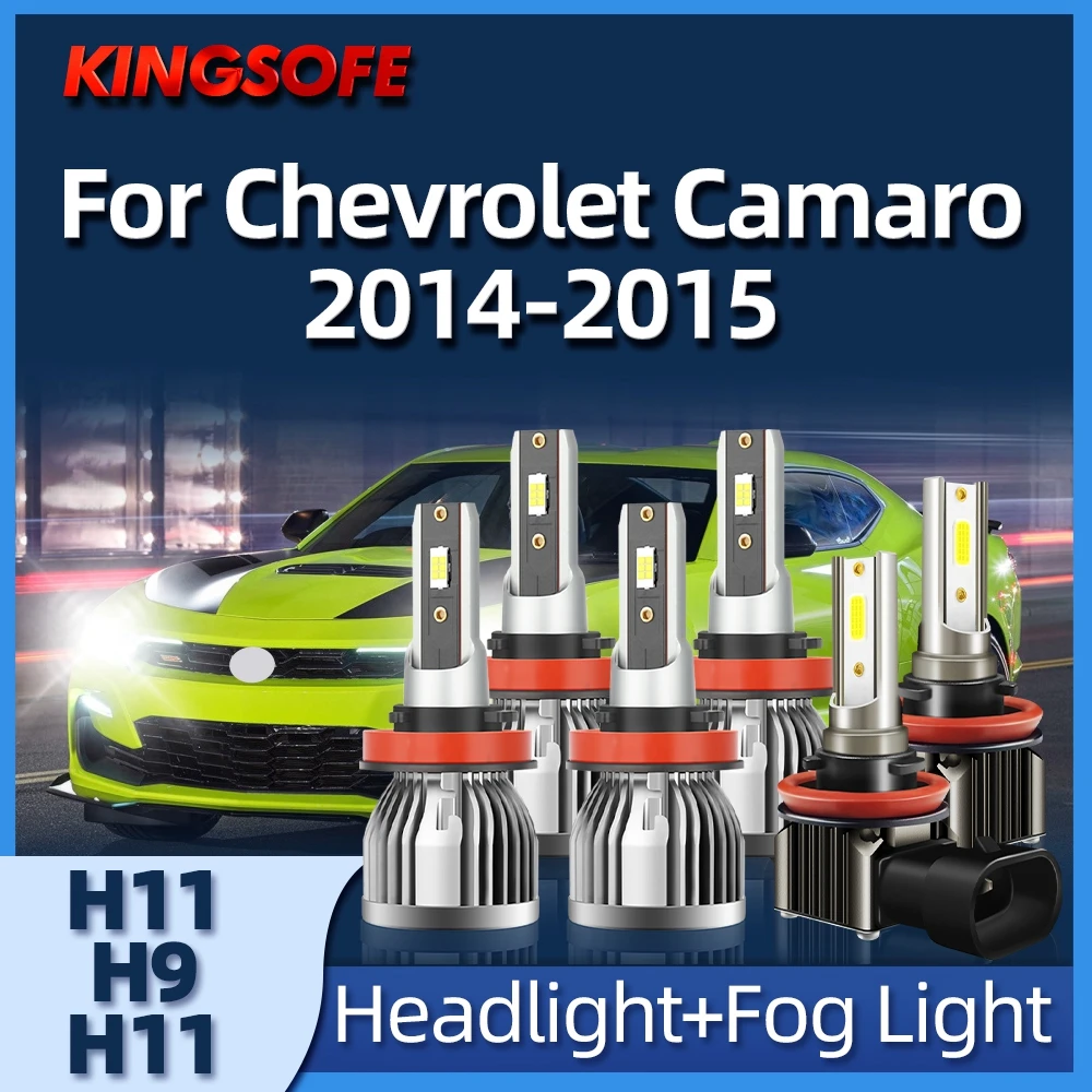 KINGSOFE LED H11 H9 Car Headlight Bulbs With CSP Chips Auto Fog Lamps 6000K For Chevrolet Camaro 2014-2015
KINGSOFE LED H11 H9 Car Headlight Bulbs With CSP Chips Auto Fog Lamps 6000K For Chevrolet Camaro 2014-2015