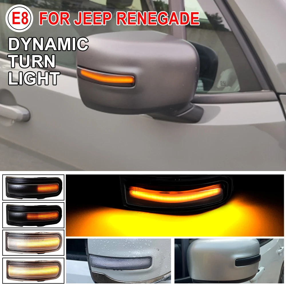 2 шт. для Jeep Renegade 2015 2016-2022 последовательная вспышка боковое зеркало поворота указатель поворота
2 шт. для Jeep Renegade 2015 2016-2022 последовательная вспышка боковое зеркало поворота указатель поворота