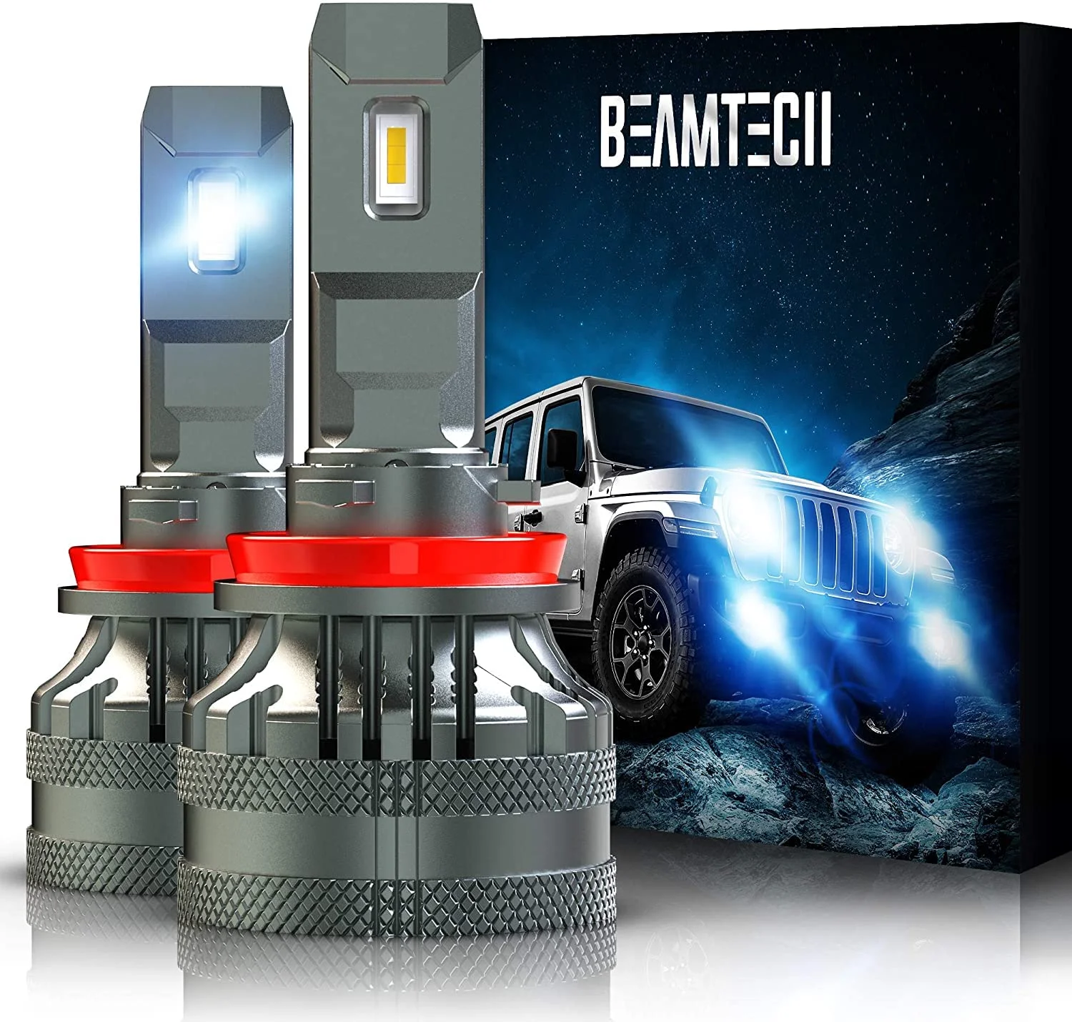 BEAMTECH H11 LED Bulbs, 22000LM H8 H9 G-XP Chips 120W 6500K High Power Xenon White
BEAMTECH H11 LED Bulbs, 22000LM H8 H9 G-XP Chips 120W 6500K High Power Xenon White