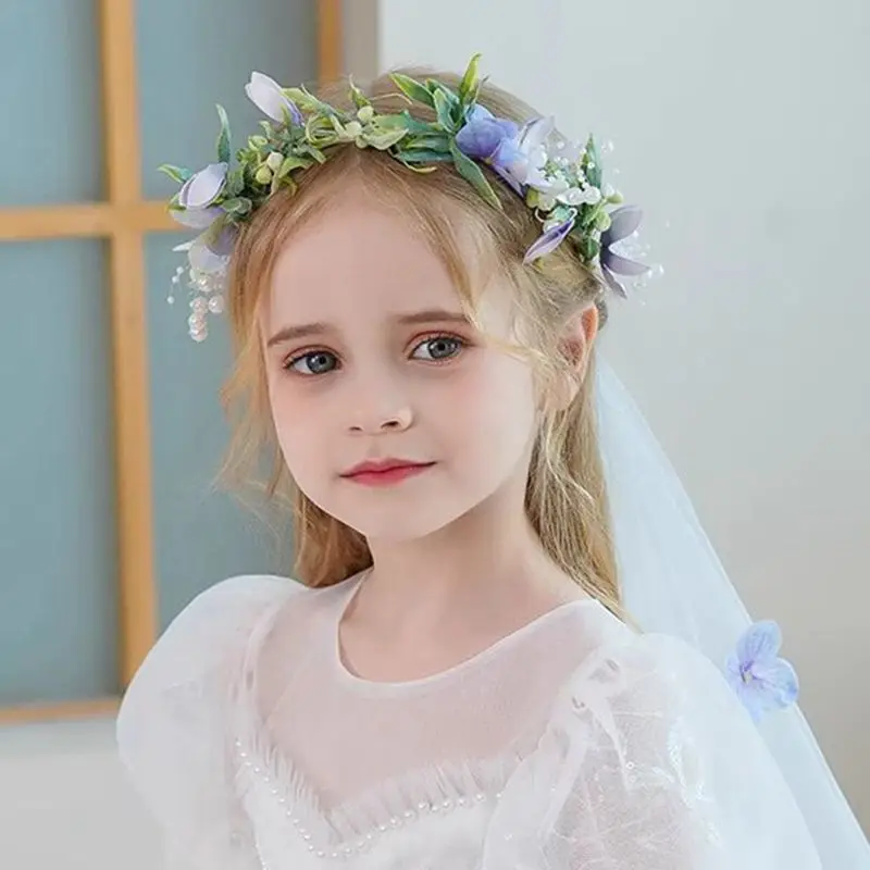 Elegant Girls Bridal Headband Gorgeous Flower Kids Hair Headdress Flower Wreath Bride Garland Head Hoop Wedding Headbands
Elegant Girls Bridal Headband Gorgeous Flower Kids Hair Headdress Flower Wreath Bride Garland Head Hoop Wedding Headbands