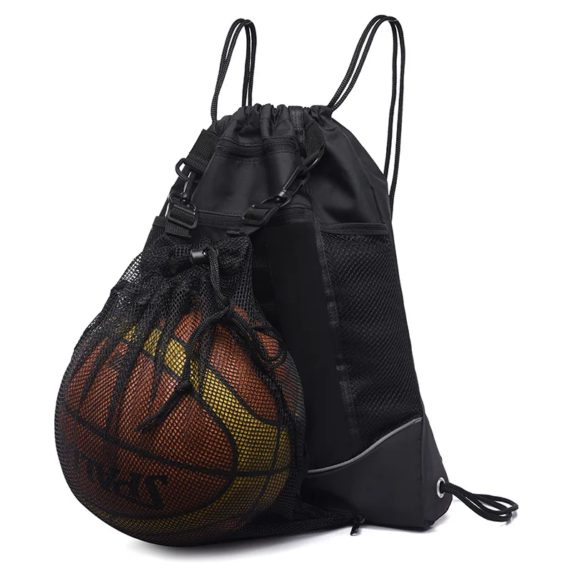 Portable Drawstring Basketball Backpack Mesh Bag Football Soccer Volleyball Ball Storage Bags Outdoor Sports Traveling Gym Yoga
Portable Drawstring Basketball Backpack Mesh Bag Football Soccer Volleyball Ball Storage Bags Outdoor Sports Traveling Gym Yoga