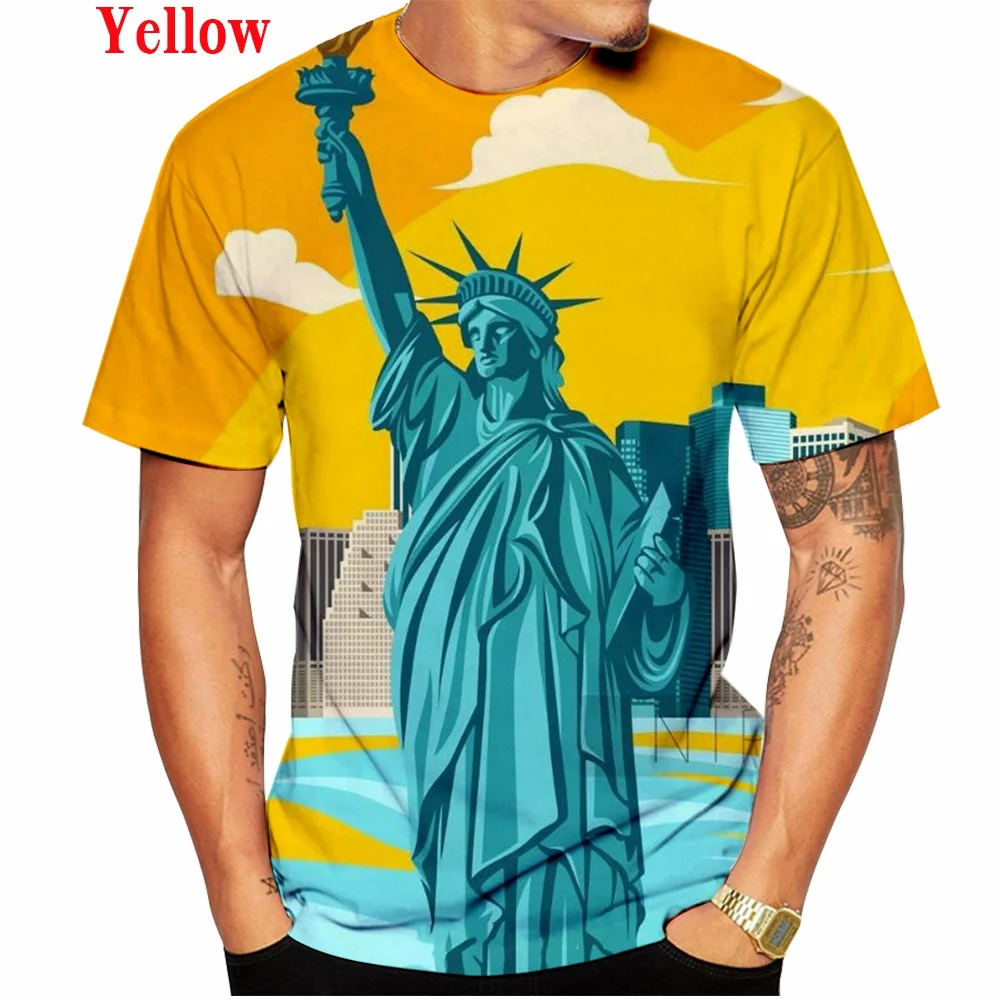 2022 American Independence Day Special Statue of Liberty 3D Fashion Short-sleeved T-shirt for Men/Women T-shirt
2022 American Independence Day Special Statue of Liberty 3D Fashion Short-sleeved T-shirt for Men/Women T-shirt