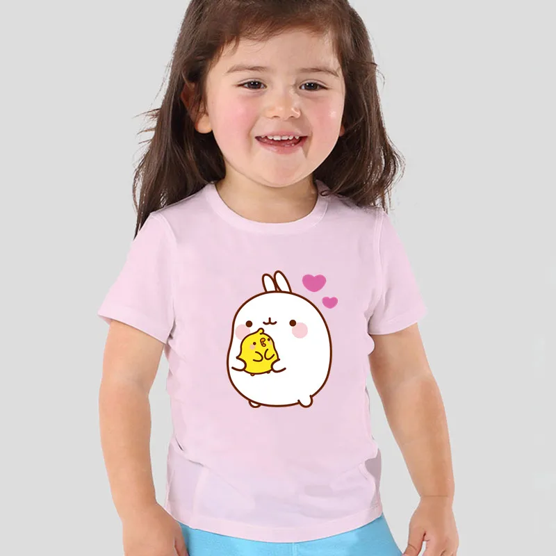 Girls Clothes Kids Molang and Piupiu Cute Rabbit Cartoon Graphic Kawaii T shirts Summer Toddler Baby Tees Tops Boys T shirt
Girls Clothes Kids Molang and Piupiu Cute Rabbit Cartoon Graphic Kawaii T shirts Summer Toddler Baby Tees Tops Boys T shirt