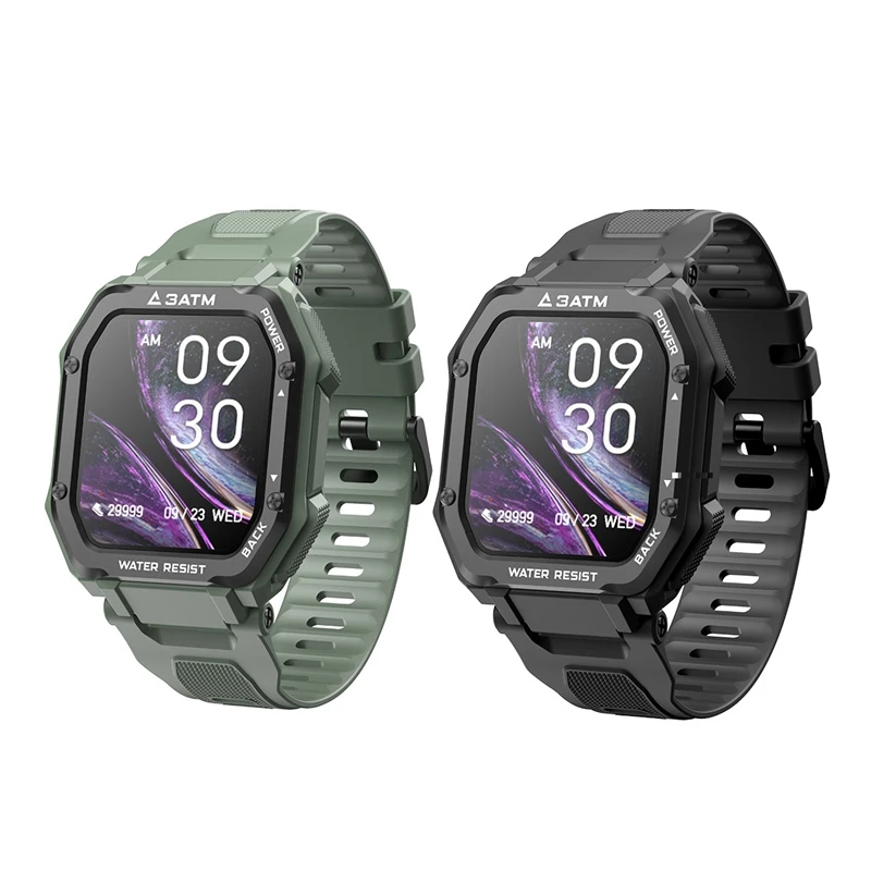 

NEW-C16 Smart Watch 1.69 Inch TFT 240X280 High-Definition Square Screen 3ATM Waterproof Bluetooth 5.0 Sports Watch