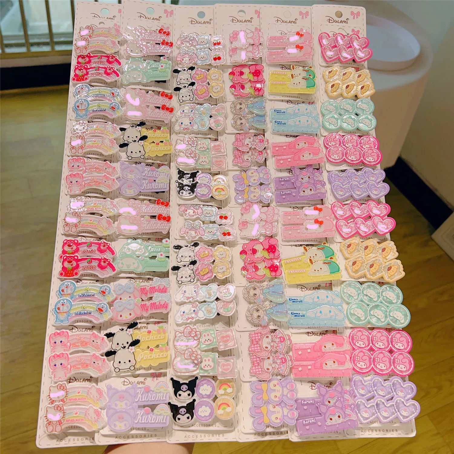 10 Pairs Sanrio Melody Kuromi Children Band Hairpin Cute Cartoon Cinnamonroll Children's Hair Accessories Girl Cloth Clip Gift
10 Pairs Sanrio Melody Kuromi Children Band Hairpin Cute Cartoon Cinnamonroll Children's Hair Accessories Girl Cloth Clip Gift