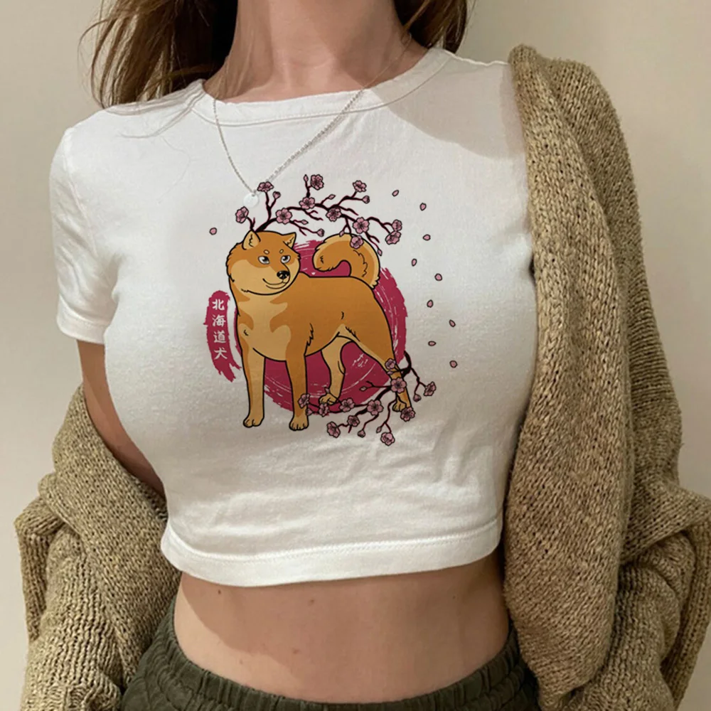Женский Готический укороченный топ Shiba Inu, милая корейская модная волшебная Готическая футболка гранж
Женский Готический укороченный топ Shiba Inu, милая корейская модная волшебная Готическая футболка гранж