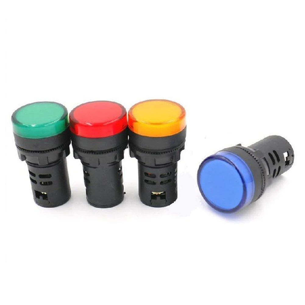 4Pcs 22mm Panel Mount Electronic Led Indicator Light Blue Green Red Yellow Signal Lamp Pilot DC 12V 24V AC 220V Power
4Pcs 22mm Panel Mount Electronic Led Indicator Light Blue Green Red Yellow Signal Lamp Pilot DC 12V 24V AC 220V Power