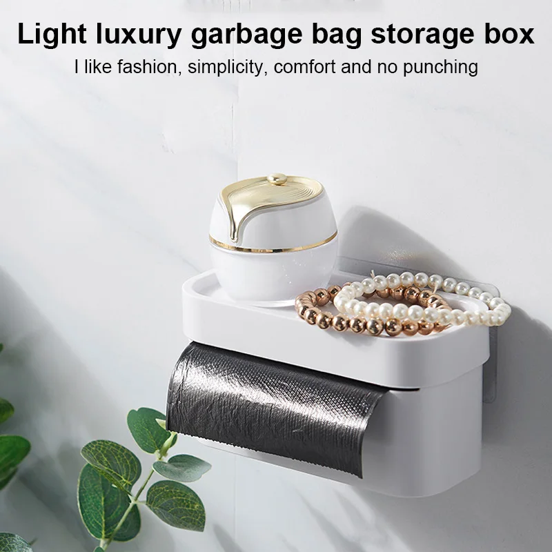 Traceless Storage Boxes Kitchen Garbage Bag Storage Boxes Wall Mounted Recycle Bag Dispenser for Home House Bins Organizer
Traceless Storage Boxes Kitchen Garbage Bag Storage Boxes Wall Mounted Recycle Bag Dispenser for Home House Bins Organizer