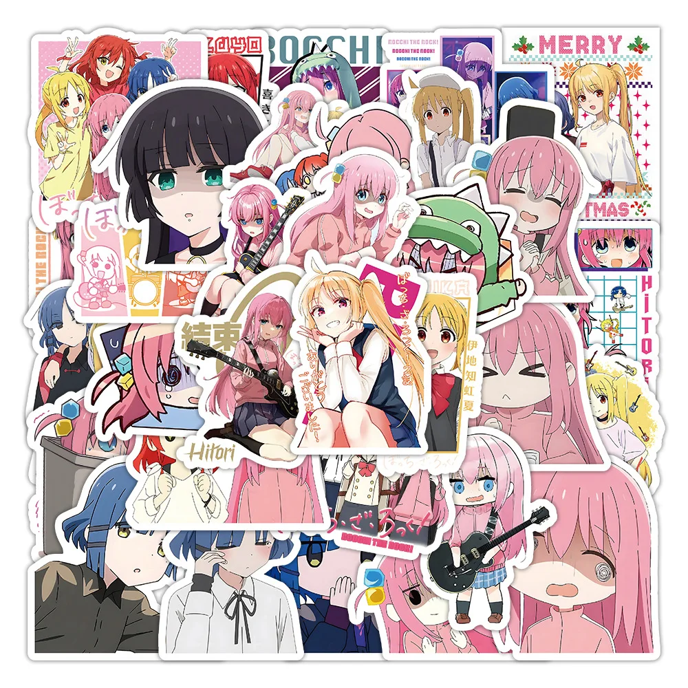 10/30/50 PCS BOCCHI THE ROCK Anime Stickers Decals DIY Laptop Luggage Suitcase Motorcycle Cartoon Sticker for Kid Classic Toy
10/30/50 PCS BOCCHI THE ROCK Anime Stickers Decals DIY Laptop Luggage Suitcase Motorcycle Cartoon Sticker for Kid Classic Toy