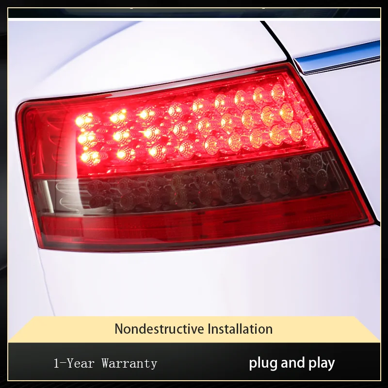 

Taillight For Audi A6L 2005-2008 Full Auto LED Car Lights Projector Bifocal Lens DRL Turn Signal Rear Lamp Accessories