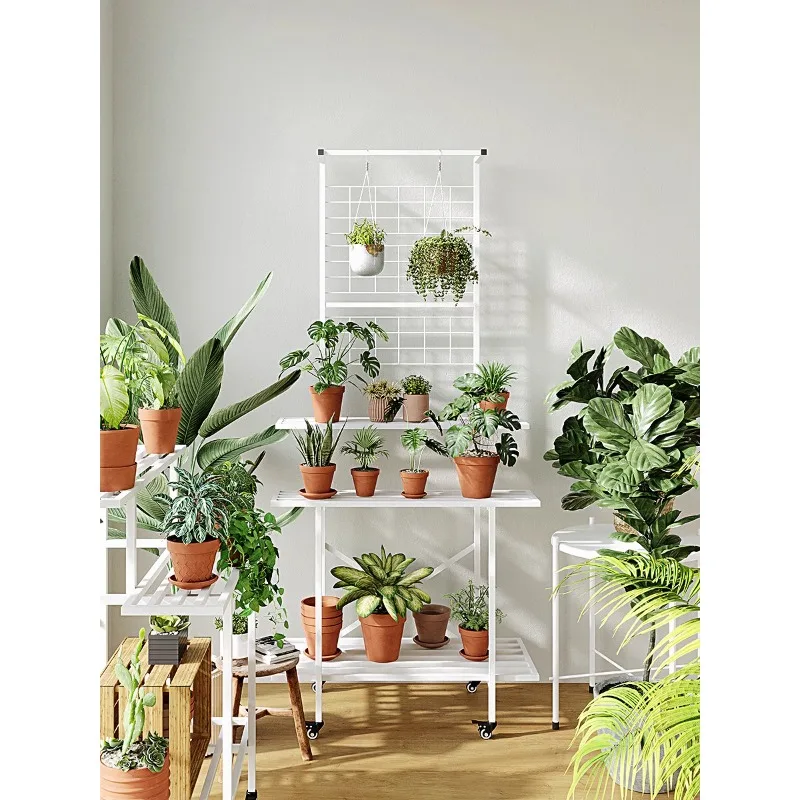 Wrought iron climbing vine movable flower standmulti-storey indoor living room display shelf outdoor flower
Wrought iron climbing vine movable flower standmulti-storey indoor living room display shelf outdoor flower