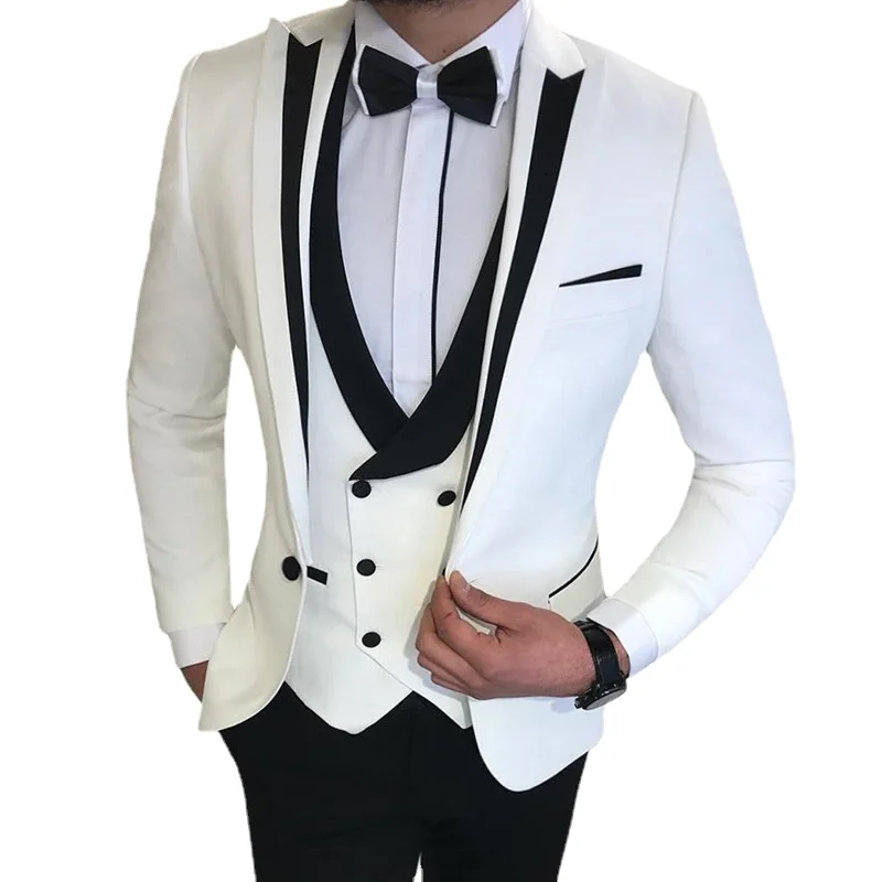 3 Pcs Suit Set Coat Vest Pants / 2023 Fashion New Casual Boutique Business Color Matching Best Man Wedding Formal Dress Blazers
3 Pcs Suit Set Coat Vest Pants / 2023 Fashion New Casual Boutique Business Color Matching Best Man Wedding Formal Dress Blazers