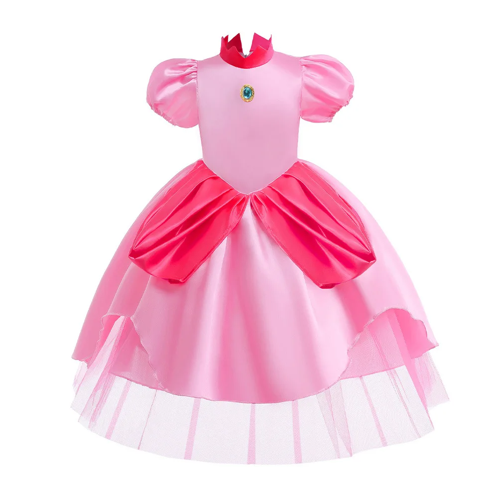 Girls Lantern Sleeves Satin Cosplay Dress Kids Ballgown Long Vestidos Party Gowns Carnival Halloween Costume
Girls Lantern Sleeves Satin Cosplay Dress Kids Ballgown Long Vestidos Party Gowns Carnival Halloween Costume