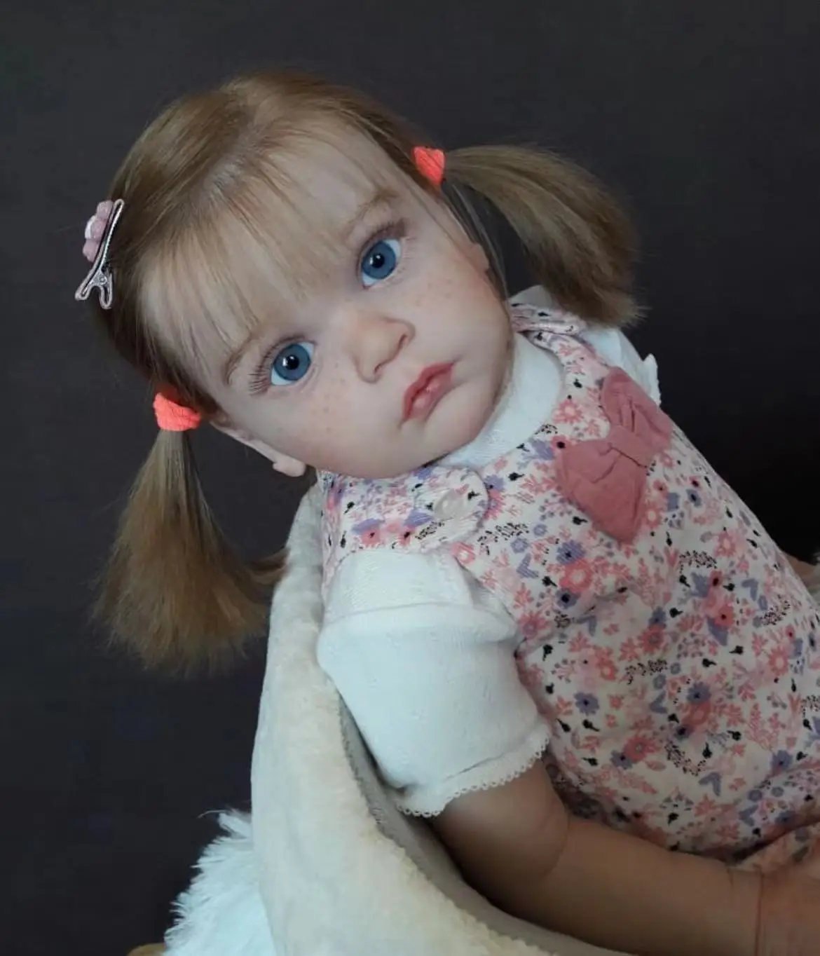 FBBD Customized Limited Supply 24inch Reborn Baby Doll Mattia With Hand-Rooted Hair Freckles On the Face
FBBD Customized Limited Supply 24inch Reborn Baby Doll Mattia With Hand-Rooted Hair Freckles On the Face