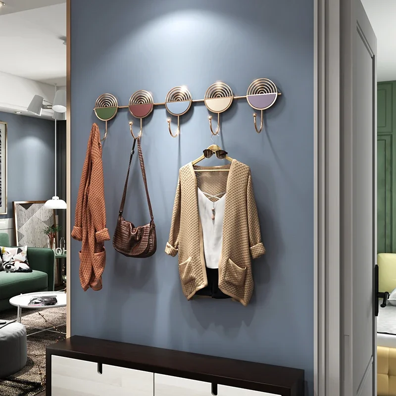 Aesthetic Clothes Rack Entrance Wall Mount Wrought Iron Clothes Rack Portable Living Room Perchero Pared Hallway Furniture
Aesthetic Clothes Rack Entrance Wall Mount Wrought Iron Clothes Rack Portable Living Room Perchero Pared Hallway Furniture