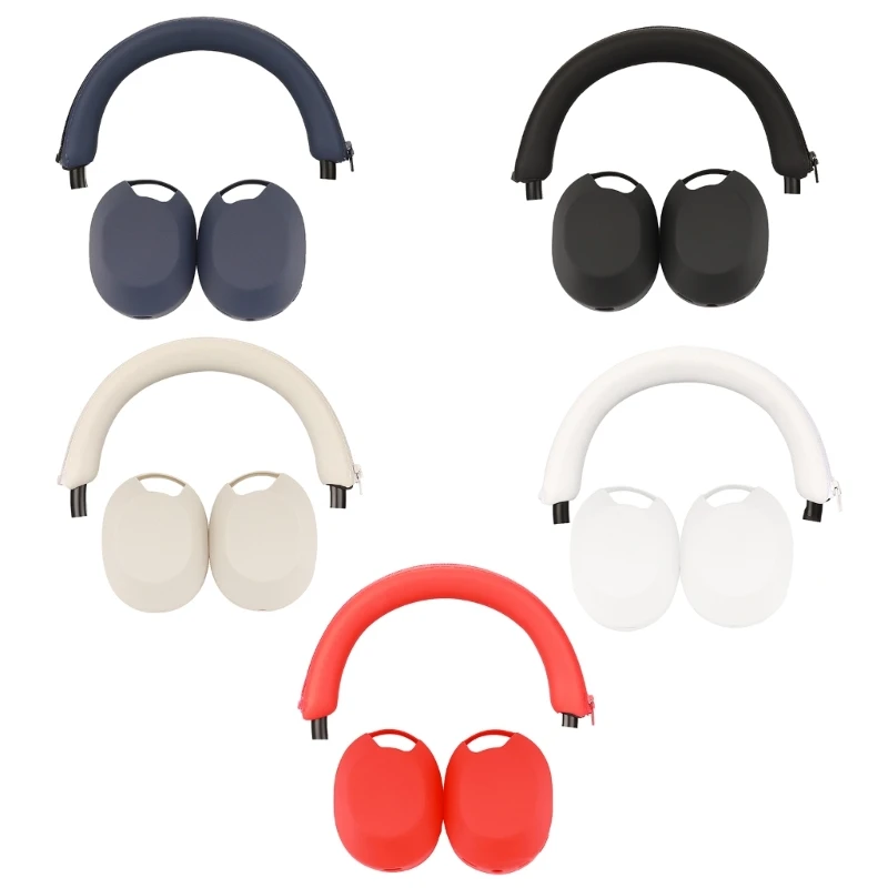 

Silicone Case Cover Headband for WH-1000XM5 Headphones Outer Shells Protector B36A