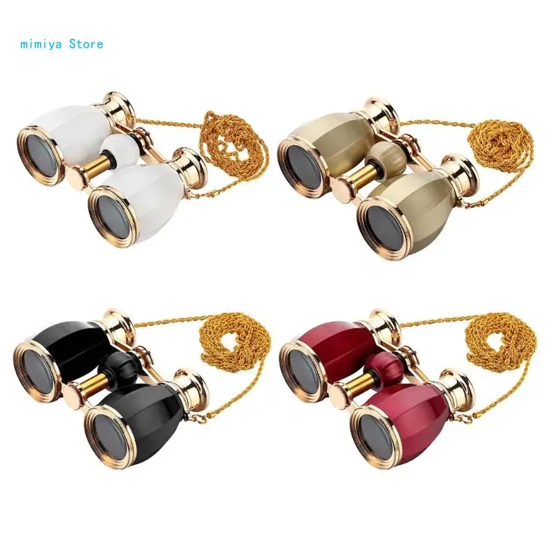 Convenient Theater Glasses 4X30 Glasses Binoculars with Chain for All Ages
Convenient Theater Glasses 4X30 Glasses Binoculars with Chain for All Ages
