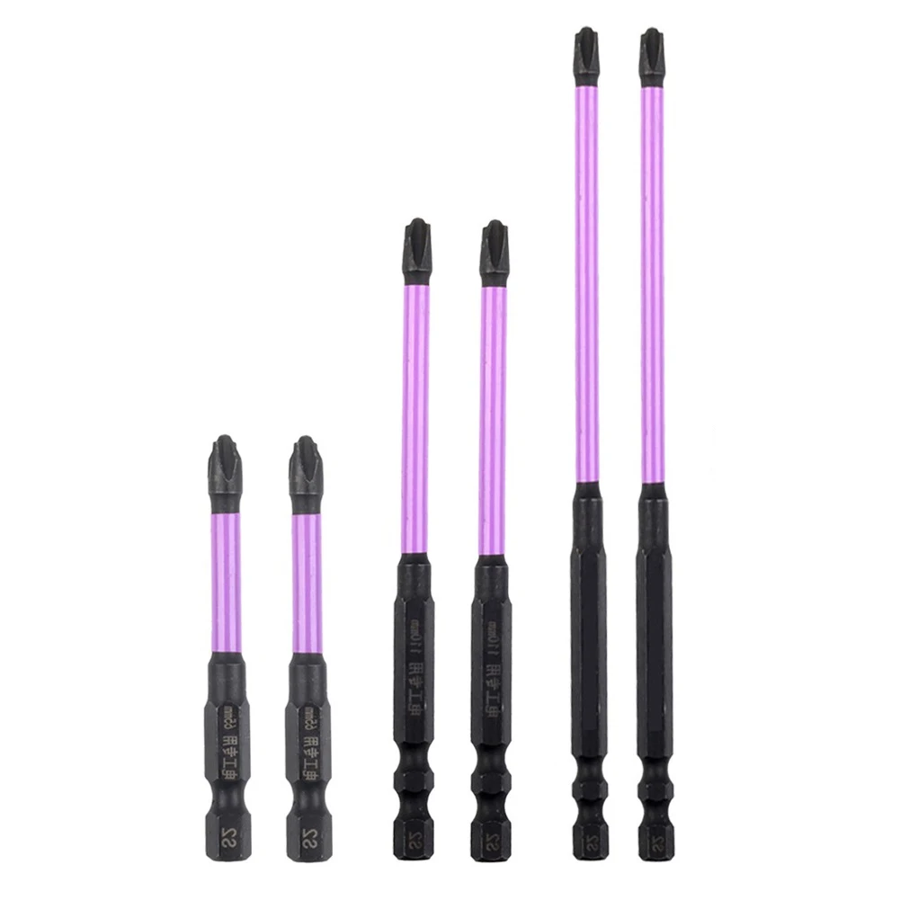 6Pcs FPH2 Screwdriver Bit 65-150mm Magnetic Special Slotted Cross Batch Head For Electrician Electric Driver Power Tools Parts
6Pcs FPH2 Screwdriver Bit 65-150mm Magnetic Special Slotted Cross Batch Head For Electrician Electric Driver Power Tools Parts