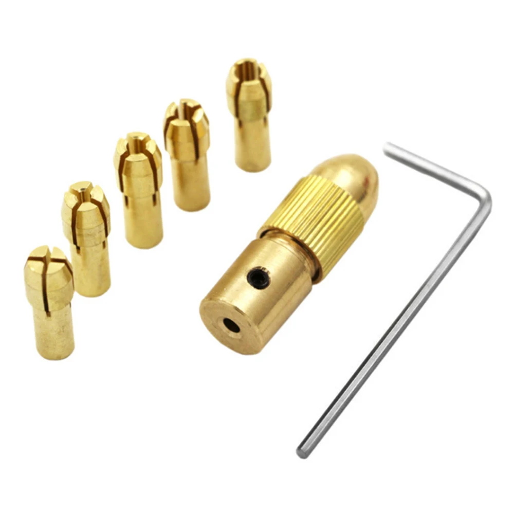 7 Pcs Micro Electric Drill Self Tightening Drill Chuck Electric Drill Bit Kit Chuck Adapter Chuck 0.5-3mm Tool
7 Pcs Micro Electric Drill Self Tightening Drill Chuck Electric Drill Bit Kit Chuck Adapter Chuck 0.5-3mm Tool
