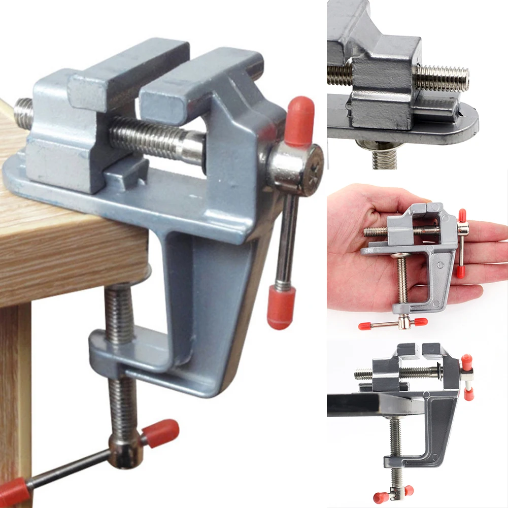 Universal Aluminum Mini Hobby Clamp On Table Bench Vise Household Table Vise Jewelers Craft Woodworking Hobby Clamp Hand Tools
Universal Aluminum Mini Hobby Clamp On Table Bench Vise Household Table Vise Jewelers Craft Woodworking Hobby Clamp Hand Tools