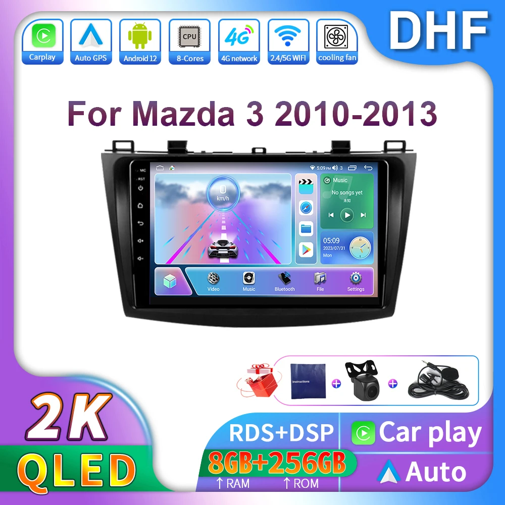 Автомобильный радиоприемник DHF, Android 13, для Mazda 3 2010-2013, Maxx Axela, мультимедийный видеоплеер, GPS-навигация, 2 din, головное устройство Carplay
Автомобильный радиоприемник DHF, Android 13, для Mazda 3 2010-2013, Maxx Axela, мультимедийный видеоплеер, GPS-навигация, 2 din, головное устройство Carplay