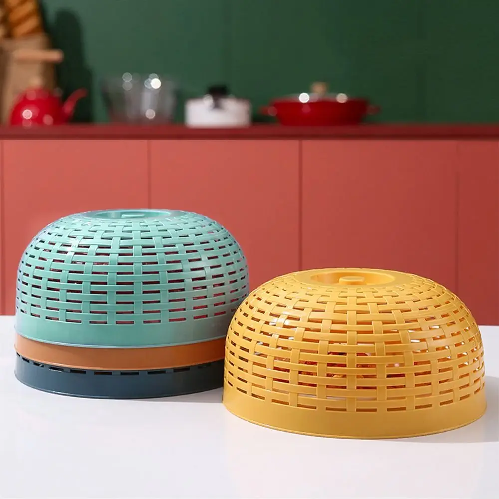 Круглая крышка для еды, портативный пыленепроницаемый пластиковый чехол для овощей, Противомоскитный дышащий протектор для посуды для дома и кухни
Круглая крышка для еды, портативный пыленепроницаемый пластиковый чехол для овощей, Противомоскитный дышащий протектор для посуды для дома и кухни