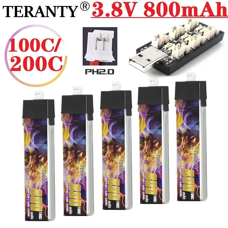 TERANTY MAX 200C HV Lipo батарея 1S 3,8 V 800mah 100C для мини RC FPV гоночного дрона оптом Рамка комплект запасных частей с разъемом PH2.0
TERANTY MAX 200C HV Lipo батарея 1S 3,8 V 800mah 100C для мини RC FPV гоночного дрона оптом Рамка комплект запасных частей с разъемом PH2.0