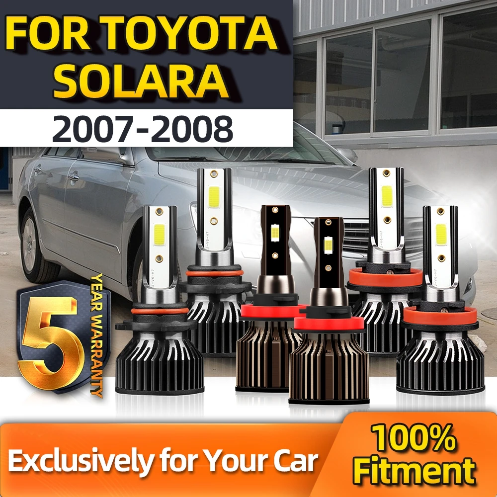 TEENRAM Bright CSP Front Car Lamps For Toyota Solara High/Low Beam 9011 H11 Foglight H11 6000K White Kit Year 2007 2008
TEENRAM Bright CSP Front Car Lamps For Toyota Solara High/Low Beam 9011 H11 Foglight H11 6000K White Kit Year 2007 2008